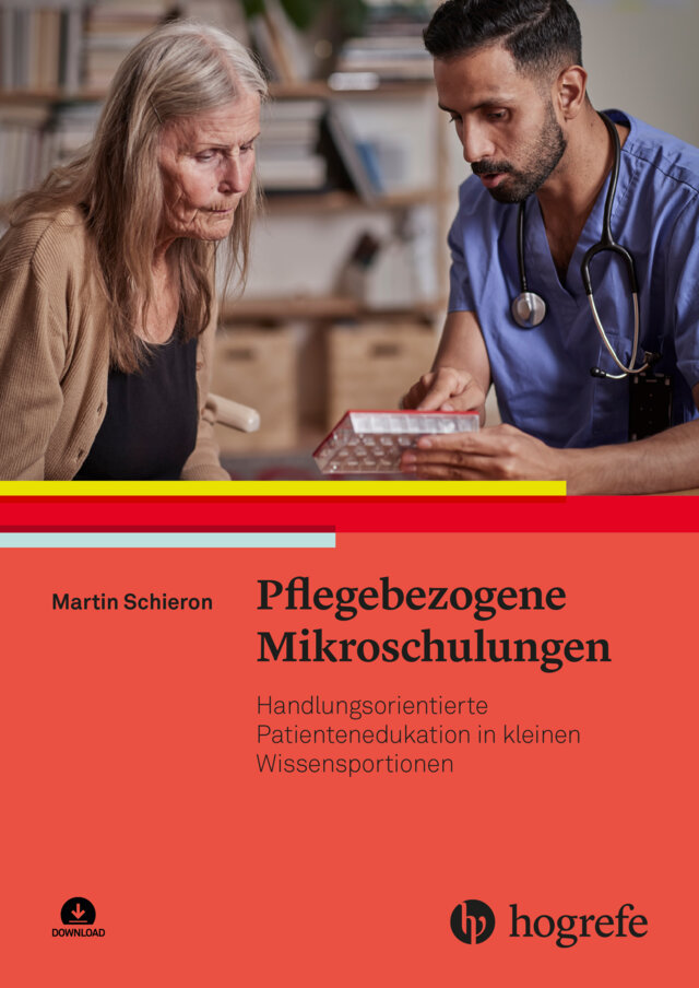  Schieron, M. (2024). Pflegebezogene Mikroschulungen. Hogrefe.