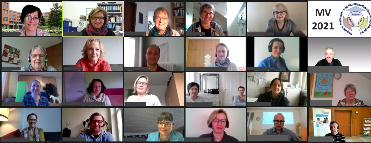 Gelungene Mitgliederversammlung April 2021